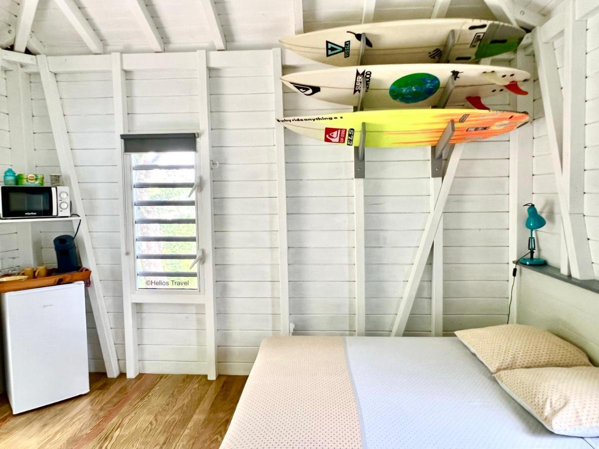 Le Surf Lodge, Chambre Avec Vue Mer Dans Un Ecrin De Verdure Deshaies Ngoại thất bức ảnh