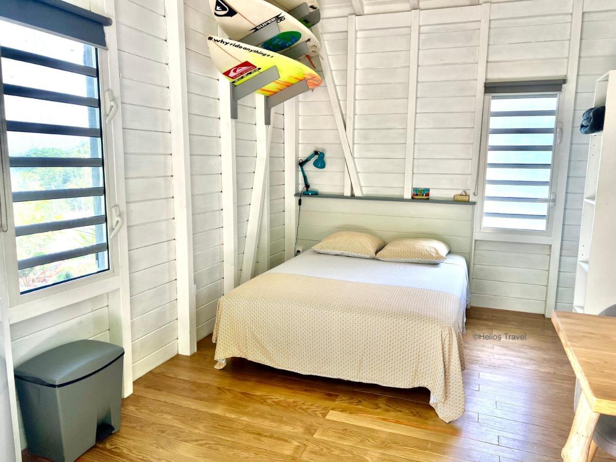 Le Surf Lodge, Chambre Avec Vue Mer Dans Un Ecrin De Verdure Deshaies Ngoại thất bức ảnh