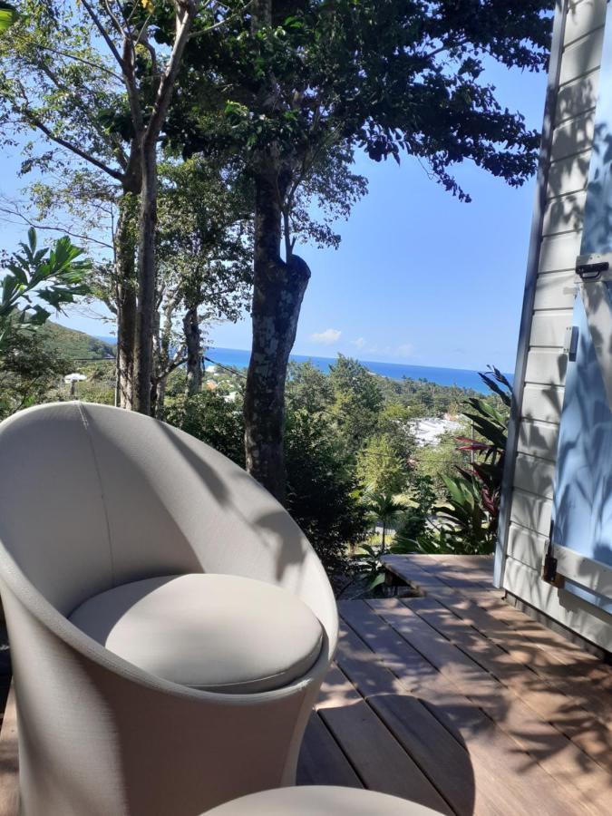 Le Surf Lodge, Chambre Avec Vue Mer Dans Un Ecrin De Verdure Deshaies Ngoại thất bức ảnh